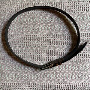 Bill Lavin Soft Collection brown leather belt with brass buckle men's size 38